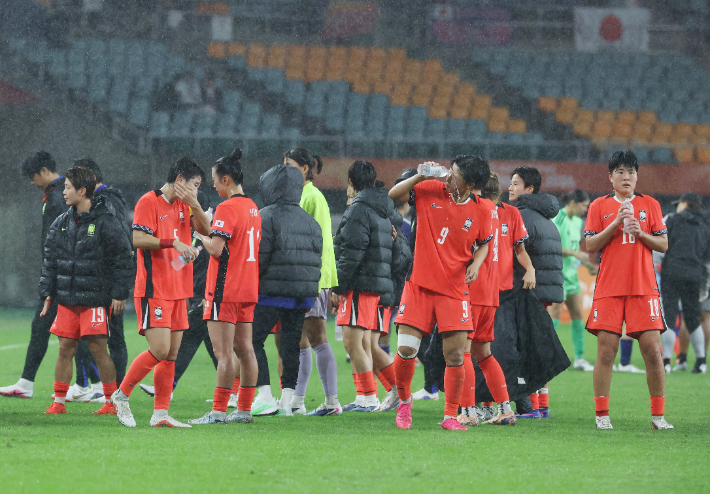 한국, 결승행 좌절. 연합뉴스