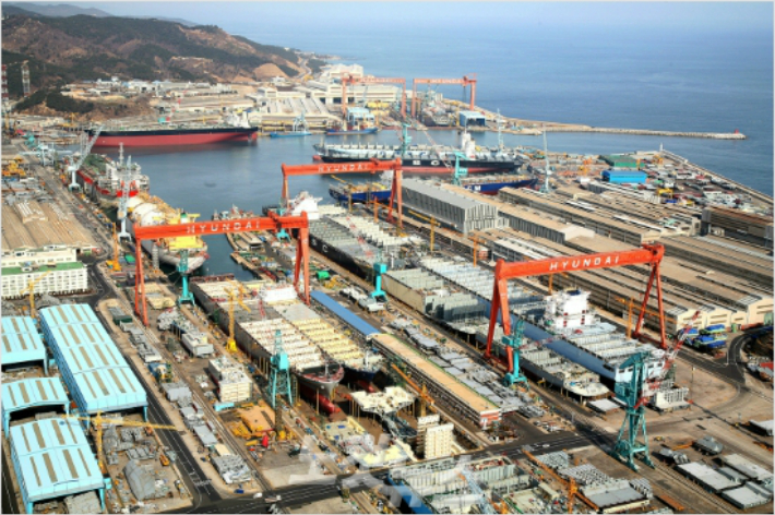 HD현대중공업 울산 본사 전경. 현대중공업 제공