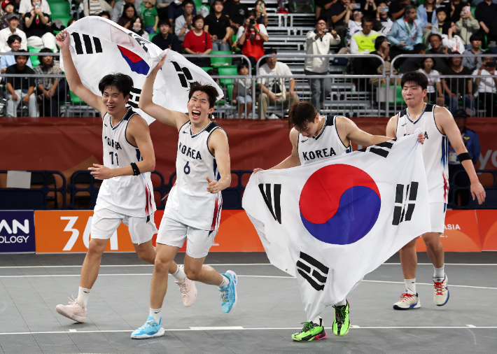 3X3 농구 대표팀. 연합뉴스