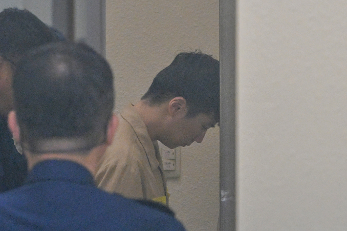 1심 선고 앞둔 장윤기. 연합뉴스