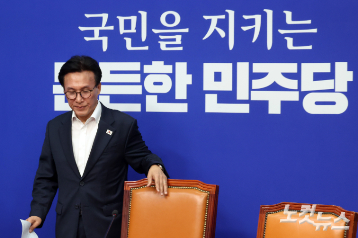 더불어민주당 김민석 대표. 윤창원 기자