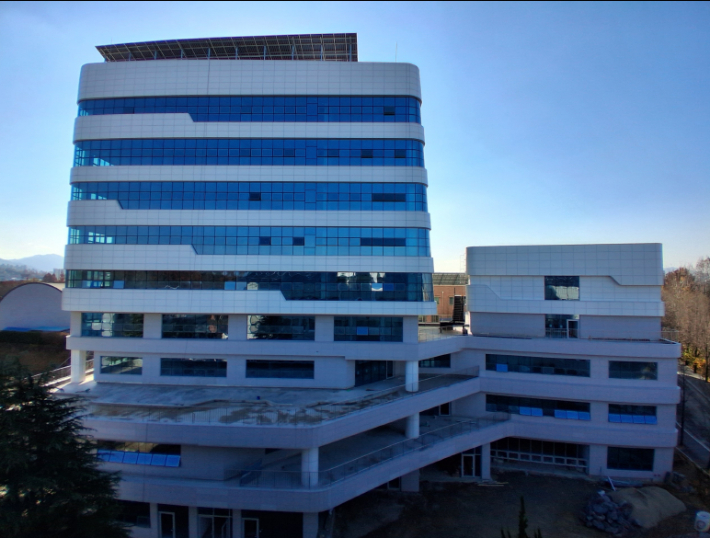 전북대학교 공과대학 부지에는 '산학융합플라자'가 조성되고 있다. 전주시 제공