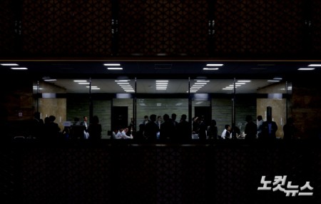 피감기관 관계자들 붐비는 국회