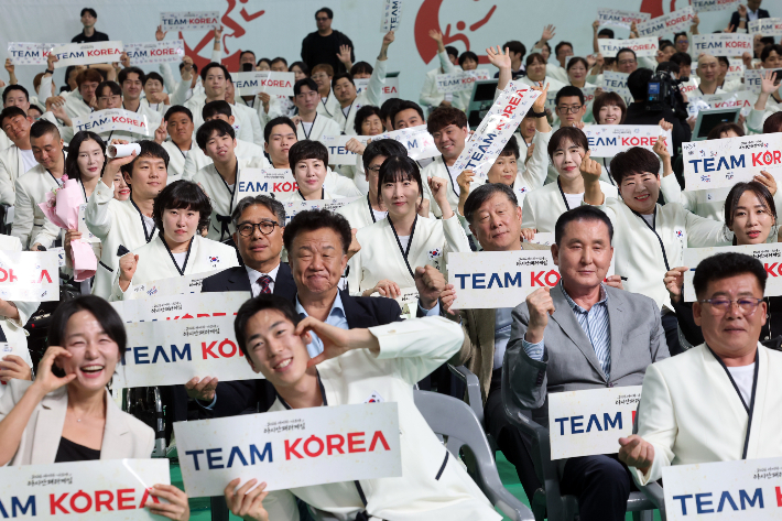 아이치-나고야 아시안패러게임 결단식. 연합뉴스