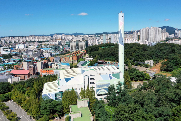 수원시자원회수시설 전경. 수원시 제공