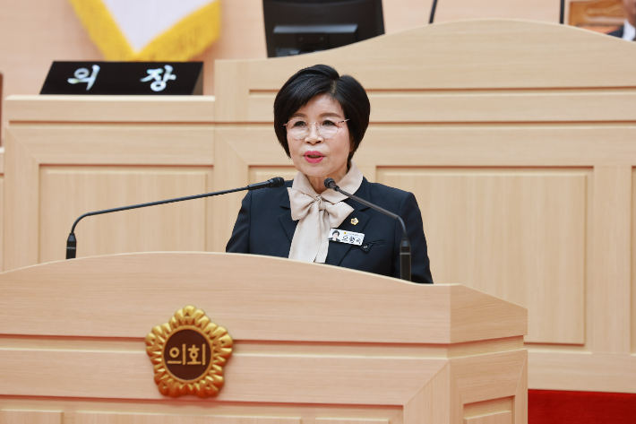 오행숙 의원. 통합특별시의회 제공