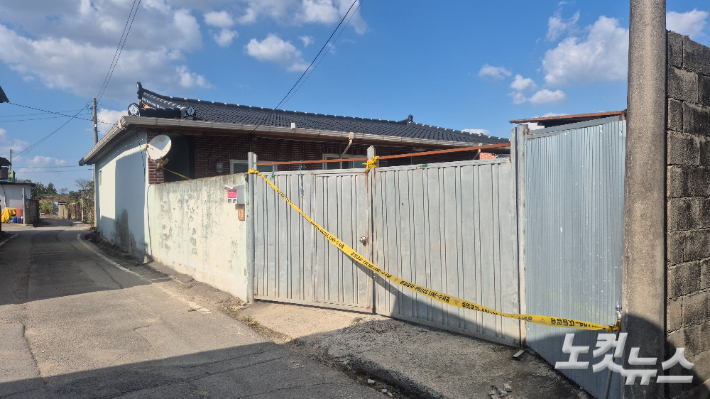7일 오후 전남광주통합특별시 나주시 왕곡면의 한 주택. 지난 5일 밤 집주인 60대 부부는 집에 들이닥친 강도에 의해 살해당했다. 한아름 기자