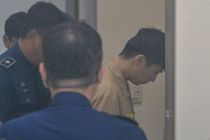 1심 선고 앞둔 장윤기. 연합뉴스