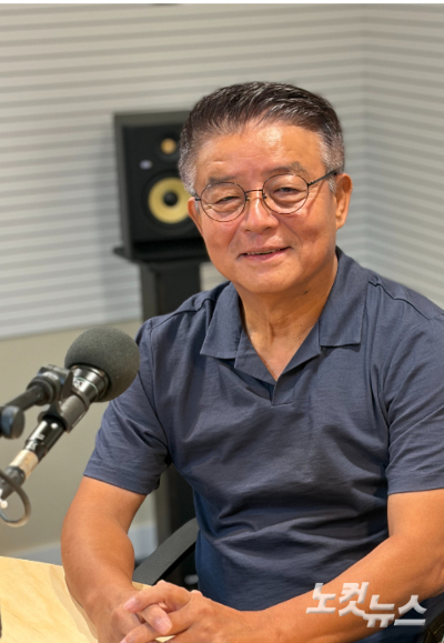HOPE선교회 제주지부 스포츠 담당 엄호순 이사. 박혜진 아나운서