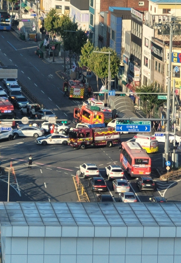 사고 현장. 독자 제공