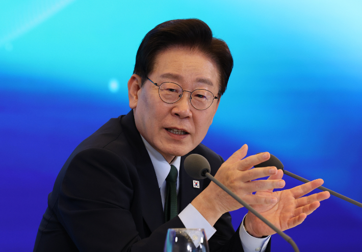 발언하는 이재명 대통령. 연합뉴스