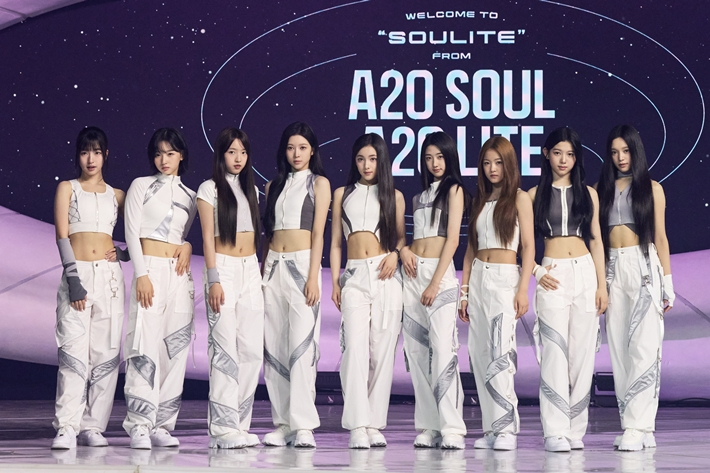 신인 걸그룹 A2O 라이트. A2O엔터테인먼트 제공