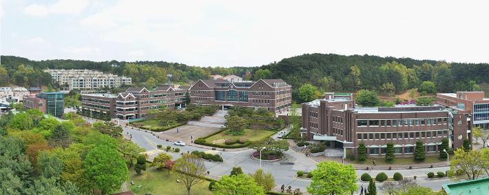 한국침례신학대학교 전경. 출처 한국침례신학대학교 홈페이지