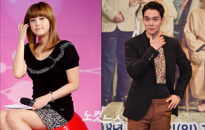 솔비(왼쪽)와 이규한. 윤창원 기자·자료사진