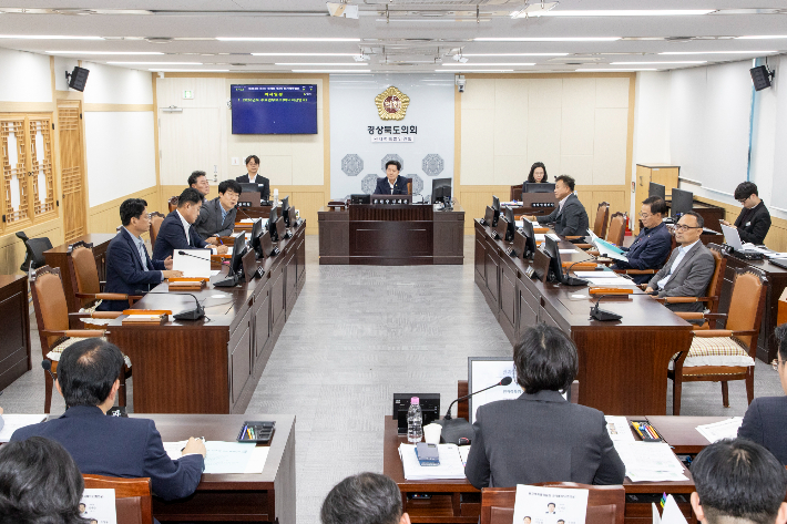 경북도의회 제366회 제1차 정례회 원자력특별위원회. 경북도의회 제공