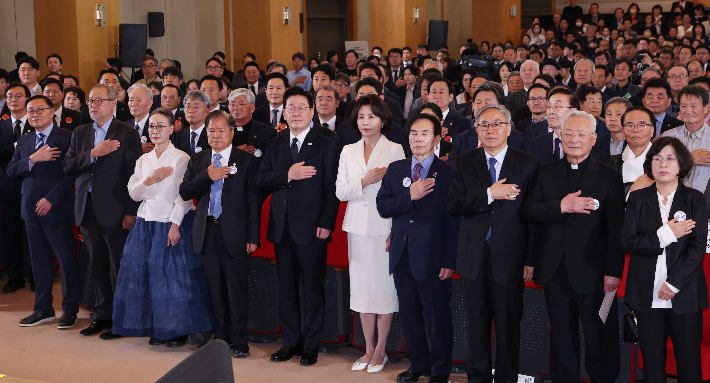 제47주년 부마민주항쟁 기념식에 참석한 이재명 대통령. 연합뉴스
