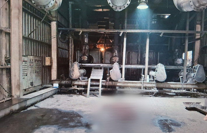 사고 당시 폐쇄회로(CC)TV 장면. 전북소방본부 제공