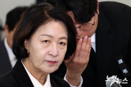 국토교통위 국감 참석한 추미애 지사