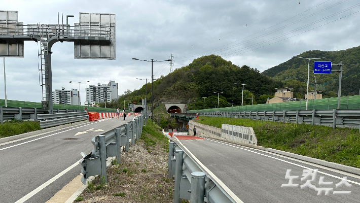 지산IC. 김한영 기자