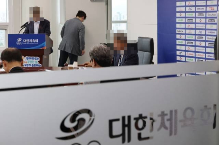 대한체육회 스포츠공정위원회 모습. 연합뉴스 