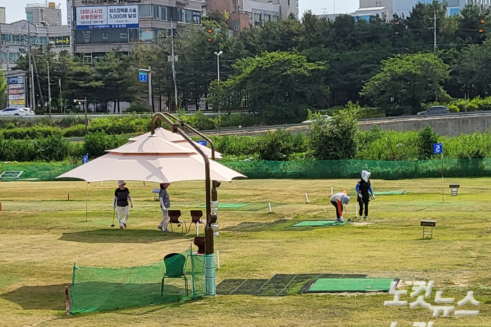 파크골프장 전경. 기사와 직접적인 연관 없음. 김대한 기자
