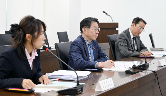 조용범 기획예산처 차관이 10월 20일 오후 서울 중구 한국재정정보원에서 열린 '제16차 재정집행 점검회의'를 주재하고 있다. 기획예산처 제공