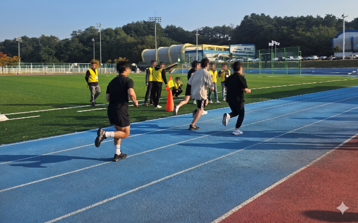 환경관리원 채용 체력시험. 강릉시 제공