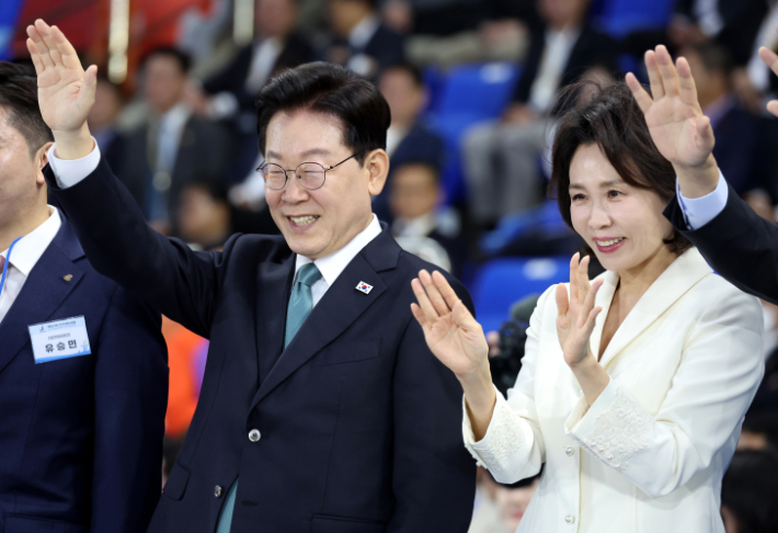 이재명 대통령과 김혜경 여사. 연합뉴스