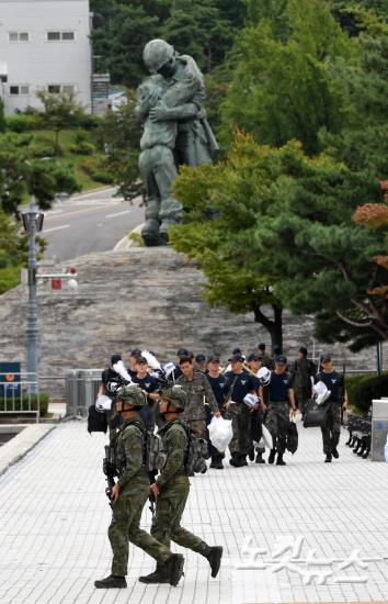 국군의 날 리허설 준비
