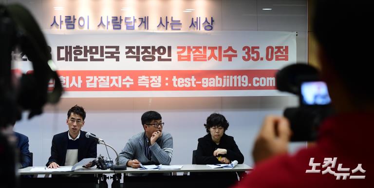 대한민국 직장인 갑질지수 35점