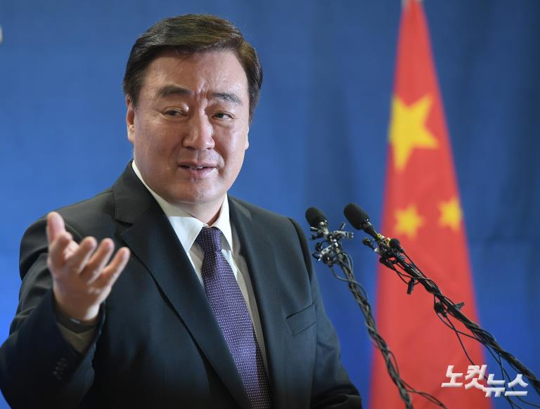 싱하이밍 주한 중국대사, 신종 코로나바이러스 관련 기자회견