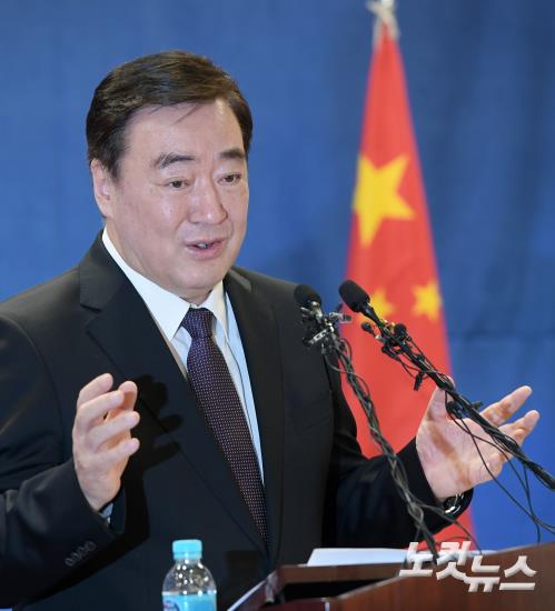 싱하이밍 주한 중국대사, 신종 코로나바이러스 관련 기자회견