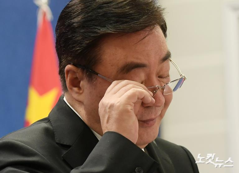 싱하이밍 주한 중국대사, 신종 코로나바이러스 관련 기자회견