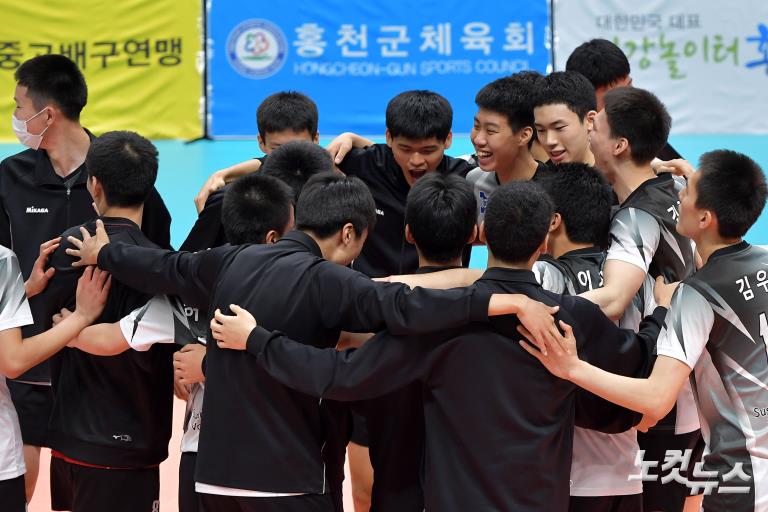 제31회 CBS배 배구대회 수성고 우승