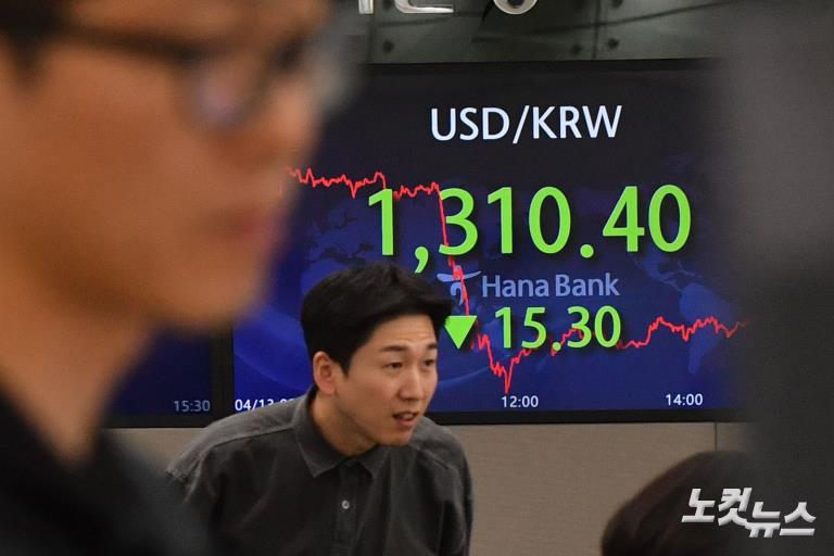 당국-연금 외환스와프에 환율 15원 급락