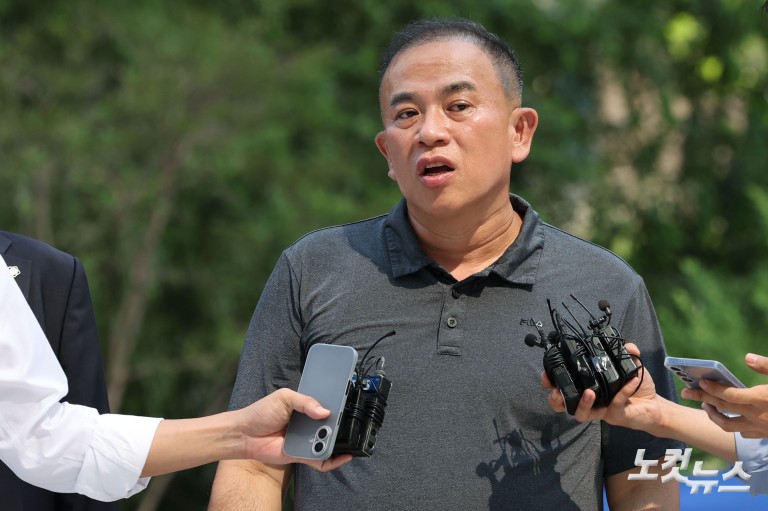 명태균, 김건희특검 이틀째 출석