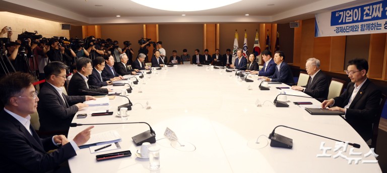 구윤철 경제부총리, 경제6단체장과 성장전략 TF 1차 회의