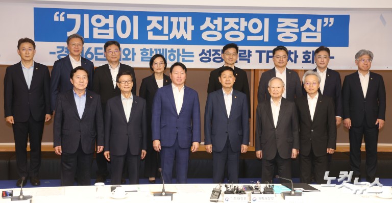 구윤철 경제부총리, 경제6단체장과 성장전략 TF 1차 회의