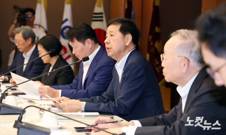 구윤철 경제부총리, 경제6단체장과 성장전략 TF 1차 회의