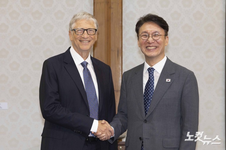 김민석 총리-빌 게이츠 면담