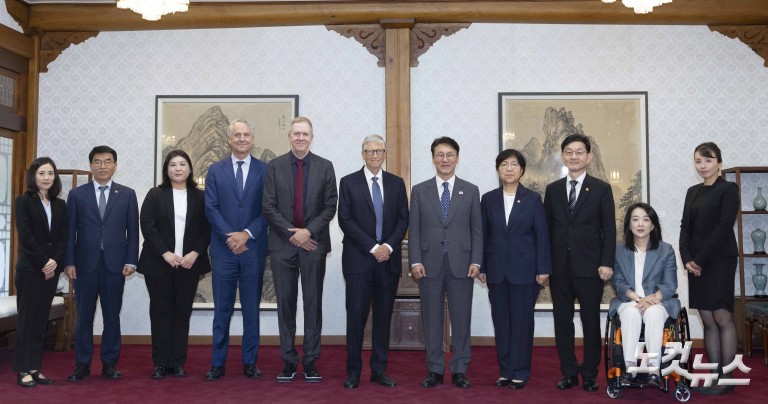 김민석 총리-빌 게이츠 면담