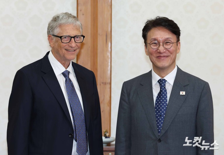 김민석 총리-빌 게이츠 면담