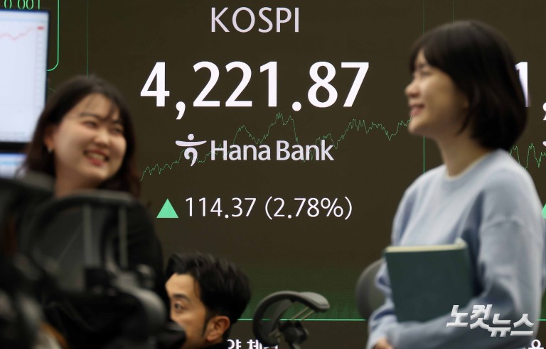 4200선 뚫은 코스피