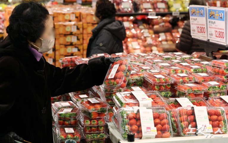 겨울 제철과일 가격 급등