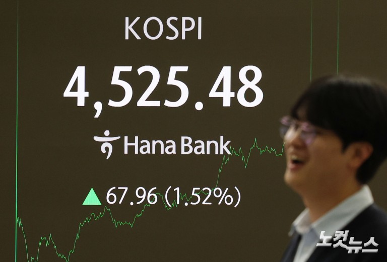 4500도 돌파한 코스피, 5000 시대 성큼