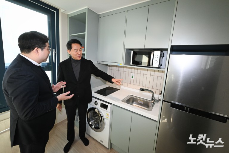 서울시장, 기업형 민간임대주택 현장 점검