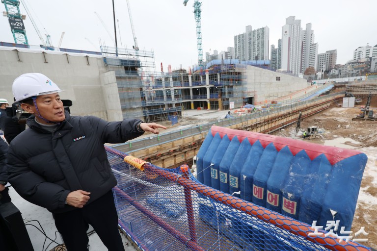 오세훈, 광운대역 물류부지 현장 점검