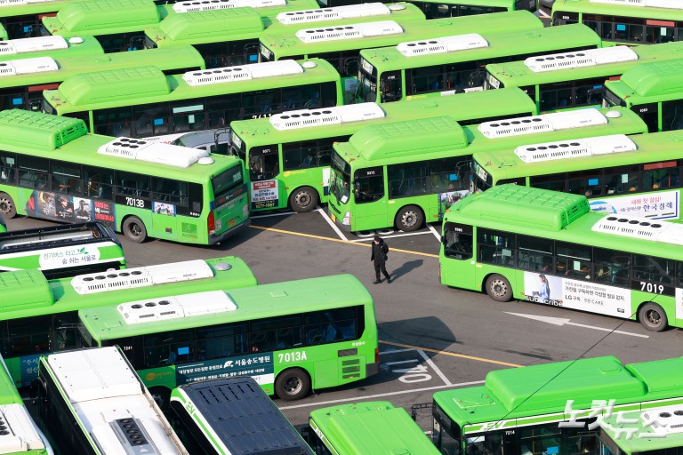 서울 시내버스 파업 이틀째