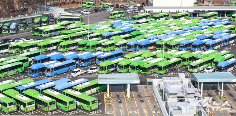 서울 시내버스 파업 이틀째