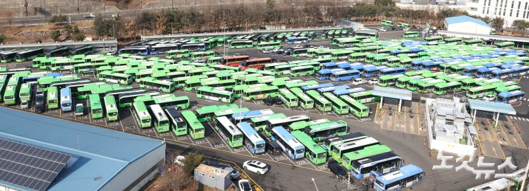 서울 시내버스 파업 이틀째